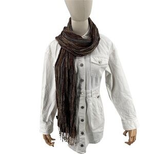 Cejon Brown Multi Striped Scarf